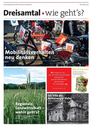 Die Titelseite der Erstausgabe aus dem November 2019